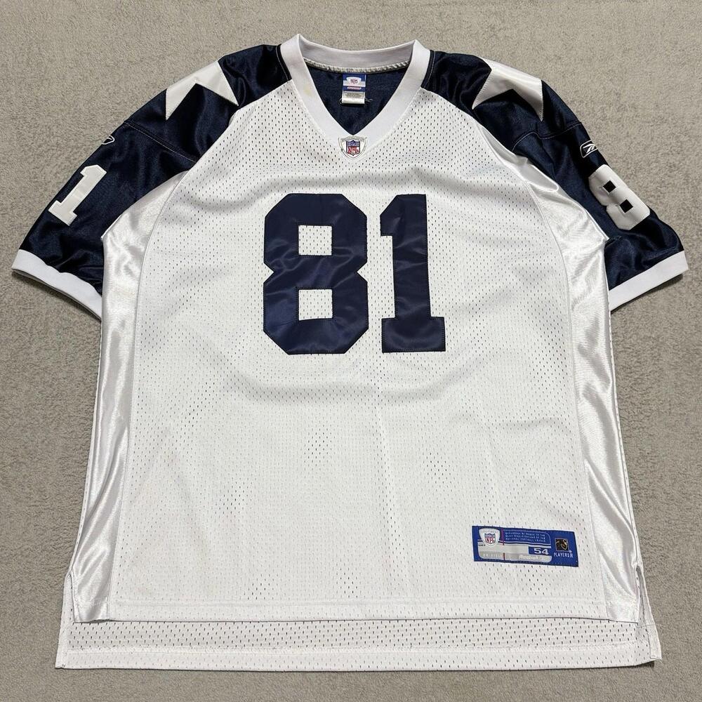 Vintage Reebok Terrell Owens #81 Cowboys NFL Jersey White 54 Men’s